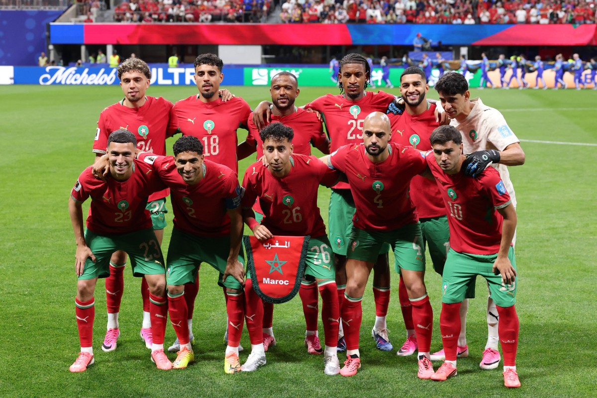 تشكيلة المغرب . (فرانس برس)