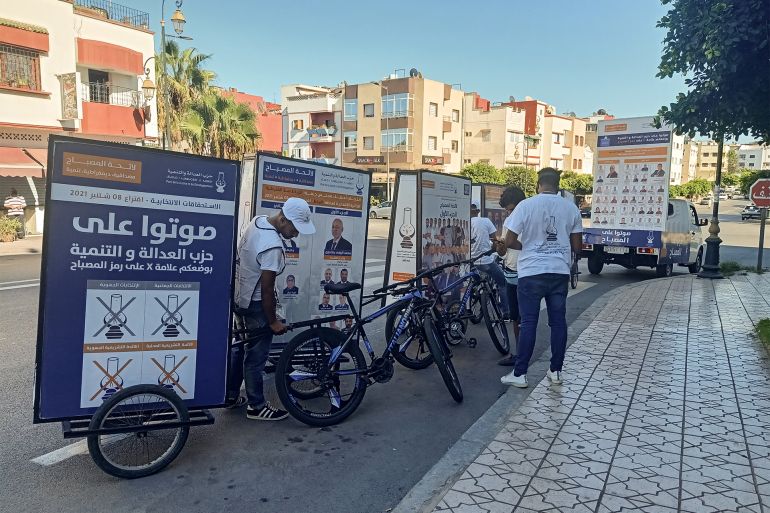 حملة نموذجية في العاصمة الرباط (الجزيرة)