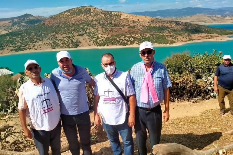 عبد المجيد بوديب يقوم بحملة انتخابية في ضواحي مدينة وزان شمال المغرب
