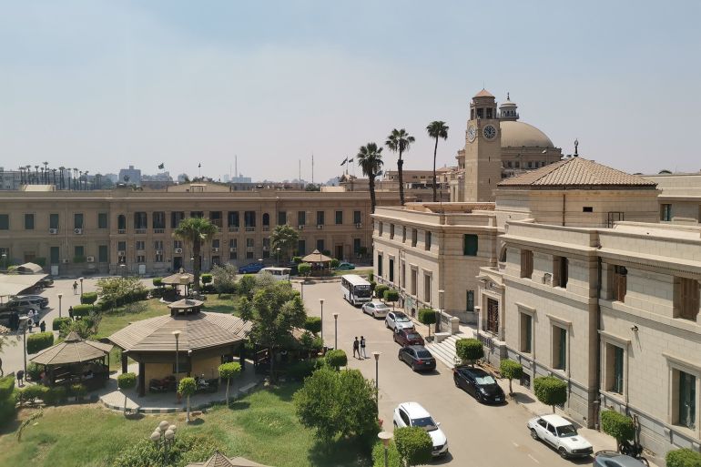 صورة 1: ارتفاع عدد الجامعات في مصر بنسبة 122% - جامعة القاهرة - تصوير مراسلنا